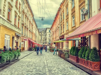 Кафе в центрі Львова
