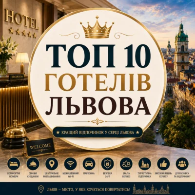 ТОП 10 готелів Львова: рейтинг, відгуки та як обрати
