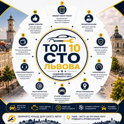 ТОП 10 СТО Львова: рейтинг, відгуки та як обрати